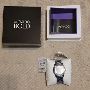 Brand New With Tag Movado Bold Women's Watch in Blue
